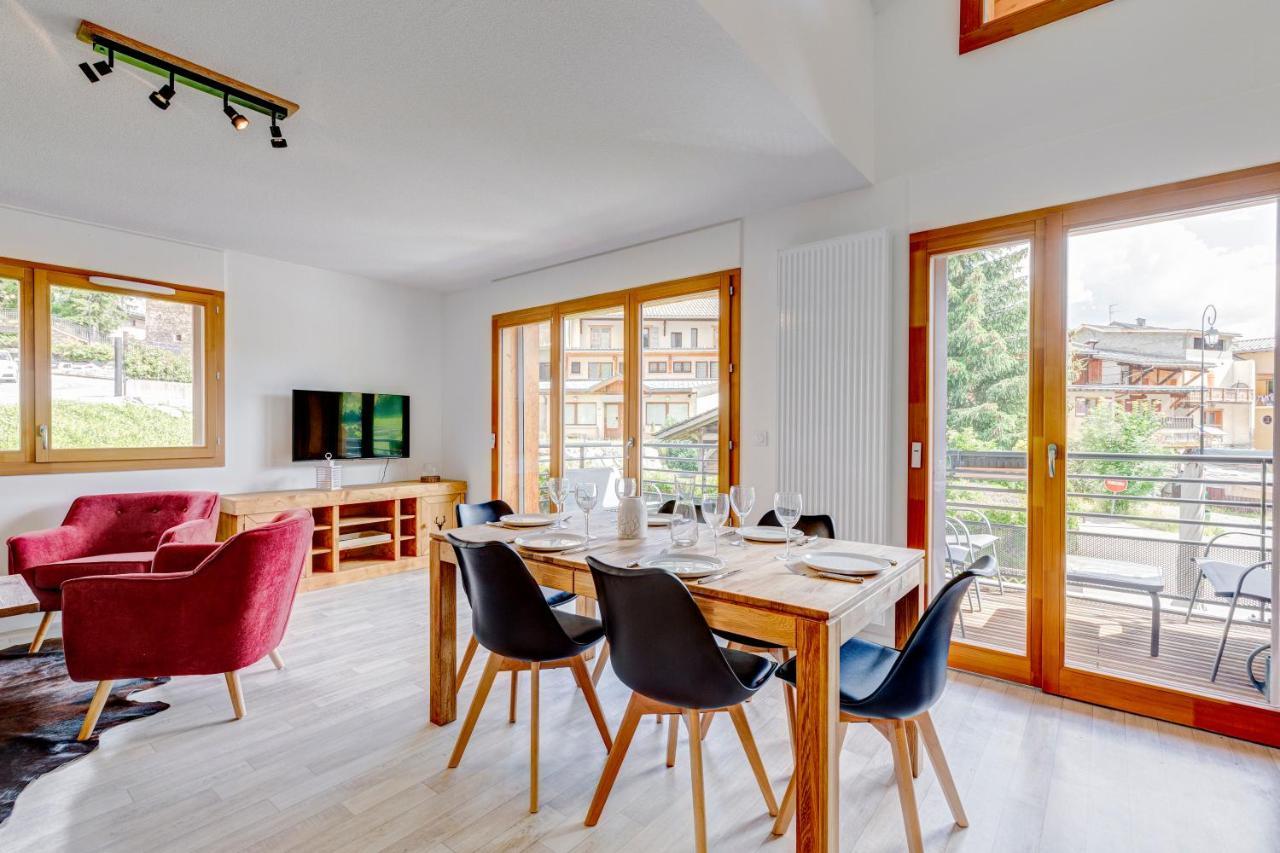La Poudreuse - Duplex Avec Balcon Vue Montagne - Flumet Флюме Экстерьер фото