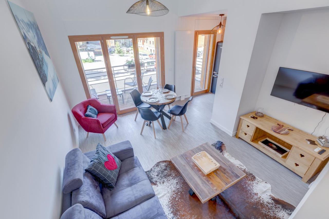 La Poudreuse - Duplex Avec Balcon Vue Montagne - Flumet Флюме Экстерьер фото